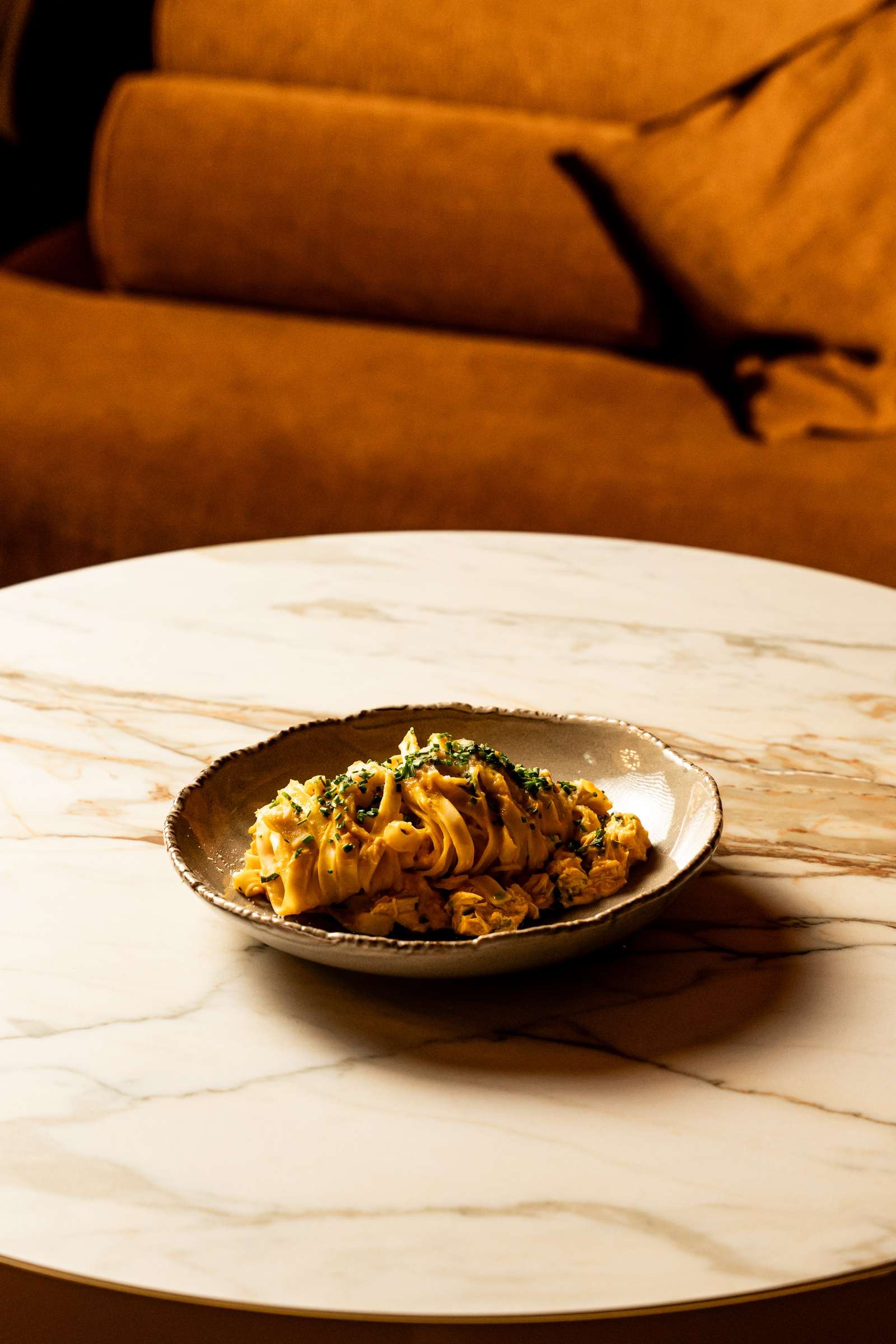 Tagliatelle w kremowym sosie ze szczypiorkiem, Bella by Wieniawa